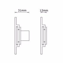 Multibrackets 2933 Supporto TV a parete 32" Argento - Vista aggiuntiva 5