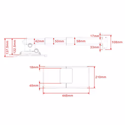 Multibrackets 9833 supporto per proiettore Parete Bianco - Vista aggiuntiva 6