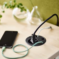 Kondator 935-PD10 presa energia Tipo F Nero