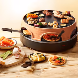 Emerio PO-113255.4 griglia per raclette 1500 W Nero, Marrone - Vista aggiuntiva 4