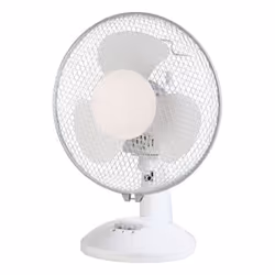 Emerio FN-114201, Ventilatore domestico con pale, Bianco, Pavimento, Tavolo, 23 cm, Pulsanti, AC