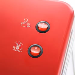 Emerio POM-120650 macchina per popcorn Rosso, Argento 360 W - Vista aggiuntiva 4