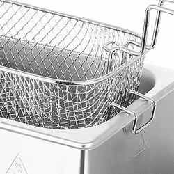 Emerio DF-120482 friggitrice Doppia 3 L Indipendente 2000 W Nero, Acciaio inox
