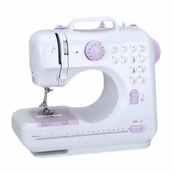 Emerio SEW-121820, Blu, Bianco, Macchina da cucire semiautomatica, Cucito, 4 tempi, Elettrico