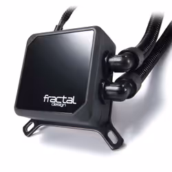 Fractal Design T12 Processore Raffreddatore di liquidi tutto in uno 12 cm Nero, Bianco - Vista aggiuntiva 2