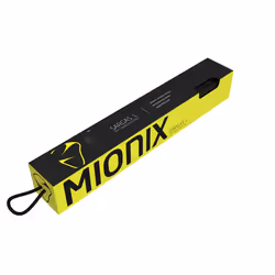 Mionix Sargas L Tappetino per mouse per gioco da computer Nero, Giallo