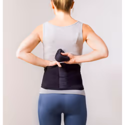 Swedish Posture Stabilize Lumbar Back Belt Nero