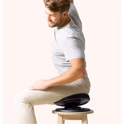 Swedish Posture 0308B0, Cuscino per equilibrio, Nero, 100 kg, Legno, 310 mm, 120 mm
