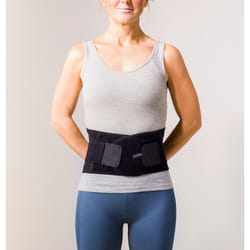 Swedish Posture Stabilize Lumbar Back Belt Nero