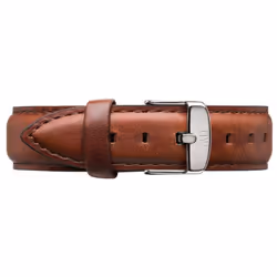 Daniel Wellington St Mawes, Cinturino per orologio, Pelle, Acciaio inox, 225 mm, 18 mm