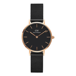 Daniel Wellington Petite Ashfield Orologio da polso Femmina Quarzo Nero, Rose Gold Rose Gold