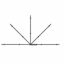 Multibrackets 2647 Supporto TV a parete 175,3 cm (69") Nero - Vista aggiuntiva 6