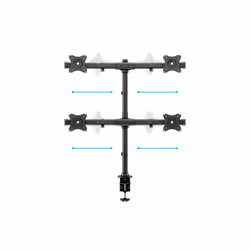Multibrackets 3316 Supporti a parete per TV 27" Scrivania Nero - Vista aggiuntiva 8