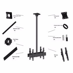 Multibrackets 3453 Supporto per display espositivi 65" Nero - Vista aggiuntiva 6