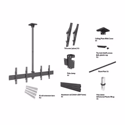 Multibrackets 3460 Supporto per display espositivi 65" Nero - Vista aggiuntiva 7