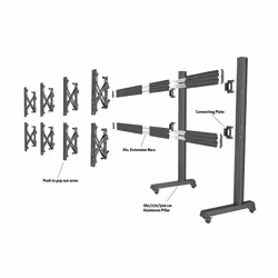 Multibrackets 3682 Accessorio per il montaggio del monitor - Vista aggiuntiva 4