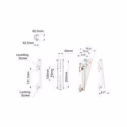 Multibrackets 3910 Accessorio per il montaggio del monitor - Vista aggiuntiva 2