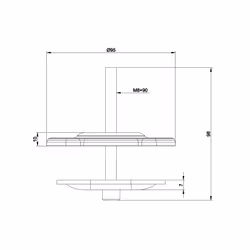 Multibrackets 5884 Accessorio per il montaggio del monitor