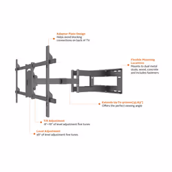 Multibrackets 6546 Supporto TV a parete 2,03 m (80") Nero - Vista aggiuntiva 8