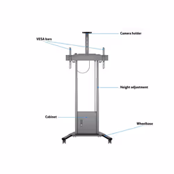 Multibrackets 6775 Supporto per display espositivi 2,54 m (100") Nero - Vista aggiuntiva 7