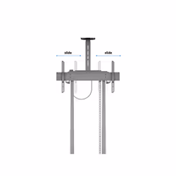 Multibrackets 6775 Supporto per display espositivi 2,54 m (100") Nero - Vista aggiuntiva 8
