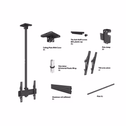 Multibrackets 8885 Supporto per display espositivi 65" Nero - Vista aggiuntiva 6