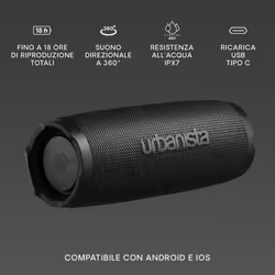 Urbanista Nashville Altoparlante portatile stereo Nero 20 W - Vista aggiuntiva 7