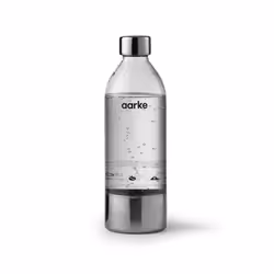 AARKE PET Water Bottle, Bottiglia di carbonatazione, Trasparente, PET, 1000 ml