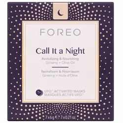 Foreo Pack de 7 Call It A Night Masque Actif Ufo, Unisex, Pelle universale, Anti-invecchiamento, Nutriente, Riequilibrio, Rin ...