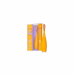 Foreo F9946, Spazzolino elettrico sonico, Giallo, Nylon, Polibutilene Tereftalato (PBT), Silicone, Ergonomico, Manico antisci ...