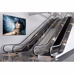 Peerless DS-VW765-LQR Supporto per display espositivi 165,1 cm (65") Nero