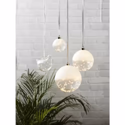 Star Trading Glass Bauble Glow Figura luminosa decorativa 30 lampadina(e) LED 0,9 W