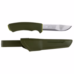 Morakniv 12356, Singolo, Coltello da caccia, Punta da taglio, Acciaio inox, Gomma, Elastomero Termoplastico (TPE), Verde