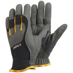 Ejendals TEGERA 9125 Guanti da officina Nero, Grigio, Giallo Cotone, Ecopelle, Poliestere