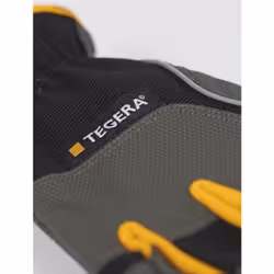 Ejendals TEGERA 9125 Guanti da officina Nero, Grigio, Giallo Cotone, Ecopelle, Poliestere