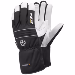 Ejendals TEGERA 296, Guanti da officina, Nero, Bianco, Adulto, Adulto, Resistente al gelo, Scratch resistant, Lattice, Pelle, ...