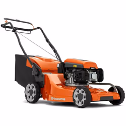 Il tagliaerba semovente a motore di alta qualità è perfetto per giardini di medie dimensioni. La scocca resistente alla corro ...