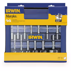 Le punte Forstner di IRWIN Marples sono costruite in acciaio al carbonio resistente per rimanere affilate e produrre fori pre ...