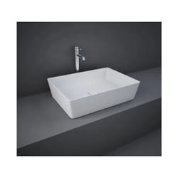 Lavabo rettangolare Rak Ceramics Feeling Bianco Matt