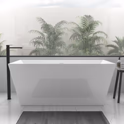 Vasca freestanding design INA Vasca da bagno freestanding da design centro stanza acrilico 170x80cm - INA Scegli l'abbraccio ...