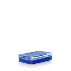 Nova - Portasapone d'appoggio in resina RA11 Gedy serie rainbow Blu
