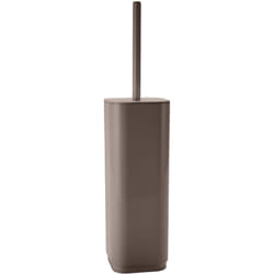 Nova - Scopino wc con ciuffo in setole d'appoggio in plastica riciclata 6334 Gedy serie seventy Tortora