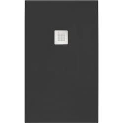 Piatto doccia rettangolare 120x160 cm effetto pietra marmoresina stone Nero Grafite francia