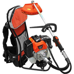 OX - tagliaerba decespugliatore a scoppio 52cc a zaino a spalla giardinaggio