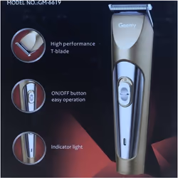 Taglia capelli professionaleModello: GM-6619Materiale lama: acciaioLavabile: NoFonte di alimentazione: usb, batteria, elettri ...