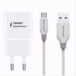 Caricabatteria da Muro con 2 Porte USB e Cavo Type-C 1 Metro 3A - MaxTech CA-S040Se sei alla ricerca di una soluzione versati ...