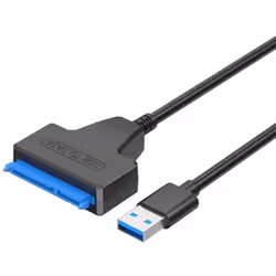 Convertitore Adattatore cavo SATA / USB 3.0. Facile da usare, con l'interfaccia semplice, si può realizzare il trasferimento  ...