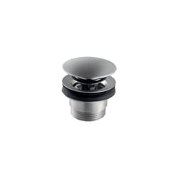 Piletta click-clack con troppopieno Vema tiber steel P000400 Satinato
