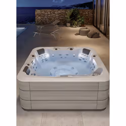 Minipiscina idromassaggio COLACRIL PIA Minipiscina idromassaggio COLACRIL Palm60 216x216cm - PIA Quando l'acqua si lascia pre ...