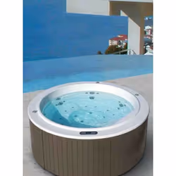 Minipiscina idromassaggio COLACRIL RITA Minipiscina idromassaggio COLACRIL Round205 205x205cm - RITA Quando l'acqua si lascia ...